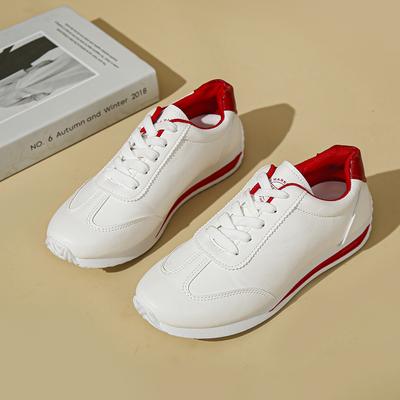 Women Casual Shoes Spring and Autumn Lace Up Sneakers Trend Casual Breathable Shoes Leisure Non-slip Loafers Zapatos De Mujer