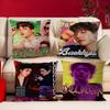Krop E-X-O Group Pillow Cover for Bedroom Room and Living Room Sofa Decorative Cushion Cover