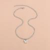 Source Animal Silver Butterfly Pendant Necklace Metal Personality Ladies Collarbone Chain