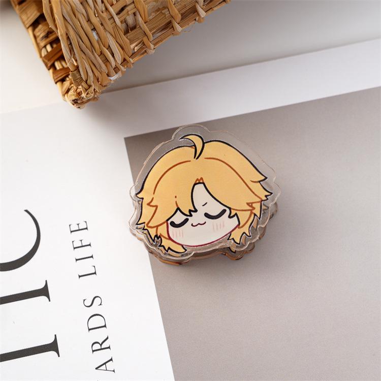 Anime Cartoon Double-Sided Acrylic PP Snack/Memo Clip - Cute Custom Sealing Clip