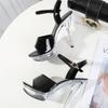 Woman Transparent Super High Heel Summer Female Waterproof Fish Mouth Shoes Fairy Thin Heel Sandals 15cm heel 5cm Platform LFD