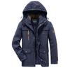 Men's Winter Loose Casual Coat Cold Resistant Medium Long Cotton Jacket