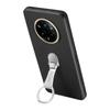 For Realme 14 Pro 5G Case Folding Kickstand Leather Back Cover Carbon Fiber Texture