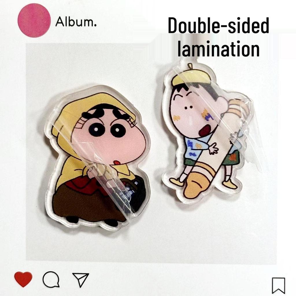 Shin-chan Acrylic DIY Double-Sided Patches - 2cm, 4cm, 8cm