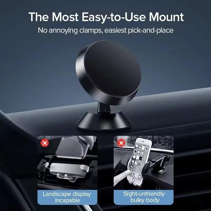Xiaomi Magnetic Phone Car Holder Stand Universal Magnetic Mount Bracket Stick On Car Dashboard Wall for iPhone Samsung Xiaomi Huawei