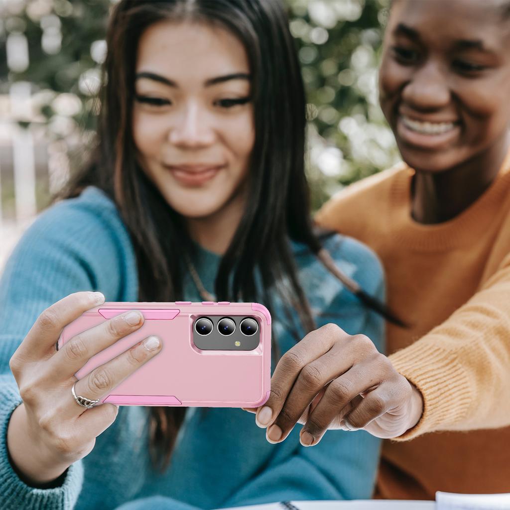 For Samsung Galaxy S25/S24 Case 3 in 1 Shockproof TPU PC Phone Cover