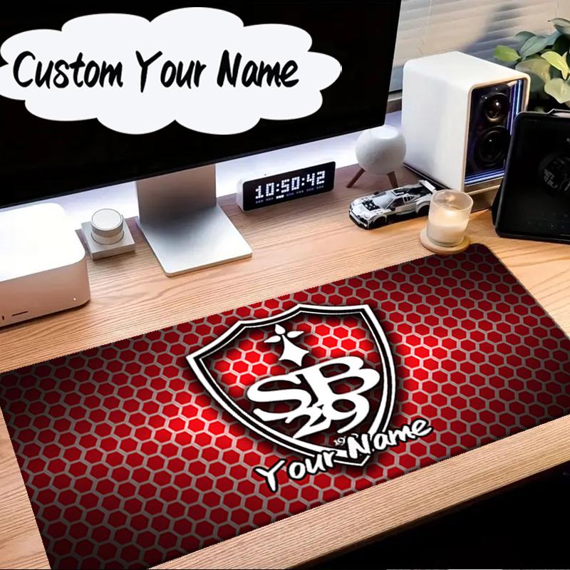 Custom Name Mouse Pad Sb29 Badge Emblem Mouse Pad Desk Mat, Non-Slip Rubber Backer Pad For Computer Notebook Gaming Mouse Pad Birthday Gift