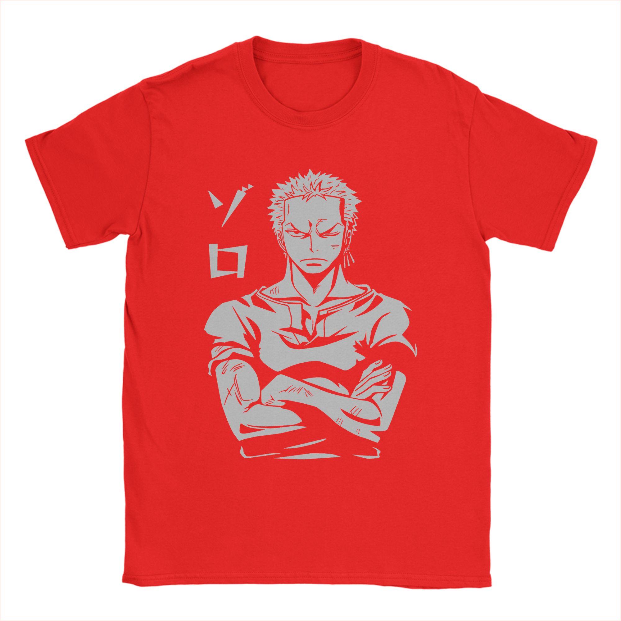 

Zoro Roronoa Ones Pieces TShirt for Men Funny Cotton Tees Crew Neck Short Sleeve T Shirt Gift Idea Tops S