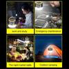 USB Rechargeable High Power LED Camping Light Portable Lantern Outdoor Tent Lamp with Emergency Lighting for BBQ Hiking