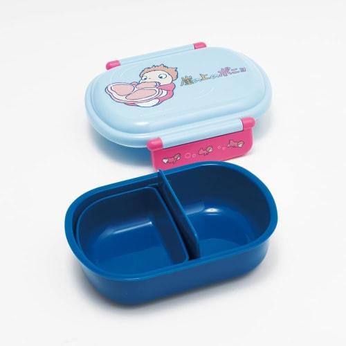 Skater Children's Lunch Box, 360ml Capacity, with a Fluffy Lid, Made in Japan, Single Tier, Dishwasher and Microwave Safe, Studio Ghibli Ponyo on the