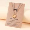 2-delige Geluksketting Zon en Maan Hanger Ketting Ketting Bff Vriendschap Cadeaus Sieraden Roestvrij Staal Kettingen