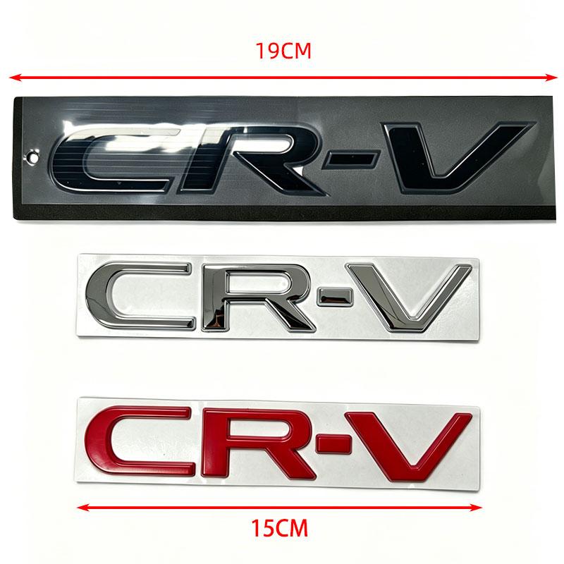 18.7cm Metal Car Stickers Side Fender Badge Styling for Honda CR-V Logo 2023 2017 2011 Rear Tailgate Emblem Decals Accessories ahw256