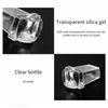 LINMADA Clear Jelly Soft Silicone Rectangular Nail Art Stamping Stamper with Scraper Image Plate Manicure Tools DIY Polish Kit