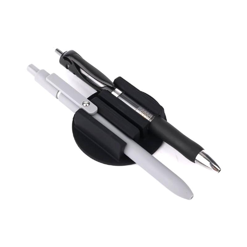 4/8 Set Durable Silicone Pen Holder Handy Writing Tool Storage Holder Convenient Silicone Pen Organizer for Students