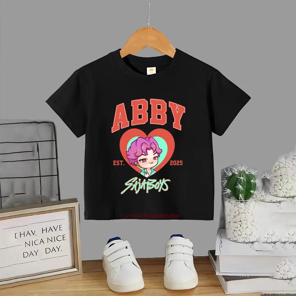 Roztomilá kreslená chlapecká trička Kpop Lovci démonů Tričko Dětské Chlapecké Dívčí Letní Krátký Rukáv Kulatý Výstřih Topy Dětské Oblečení