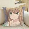CCitrus GLAnime YYuzu Aihara Square Sofa Pillow Cover Solid Color Living Room Home Decor Cushion Case