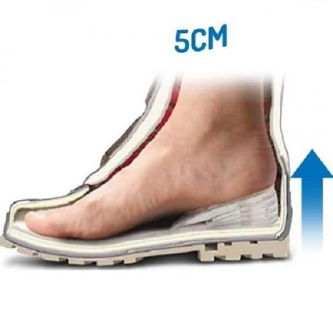 SIMPLISIM: Pair of Discreet Growing Heel Inserts Height Increasing Shoe Silicone