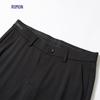 Romon Men's Modal & Silk Blend Business Casual Straight-Leg Pants