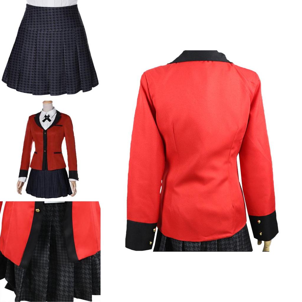 Exquisite Kakegurui Jabami Yumeko Costume Outfit With Perfect Stitches For Halloween