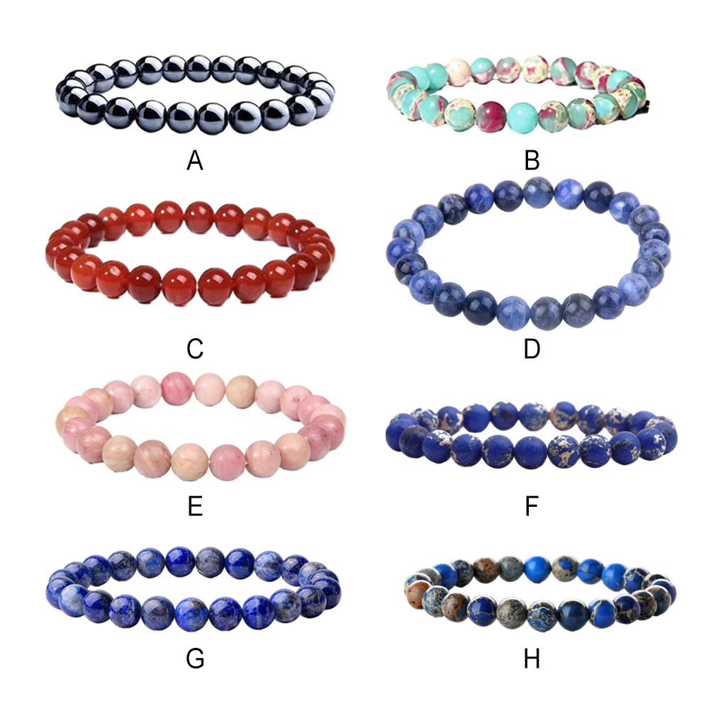 WUUISDNX Fashionable And Versatile Unisex Beads Bracelet Gift For All Stone Natural Stone Bracelet Bracelets For Women