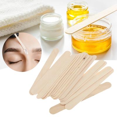 500 Pcs Waxing Sticks Assorted Sizes Wax Applicator Sticks Wood Popsicle Sticks Waxing Tools
