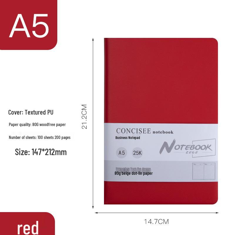 Premium A5 Notebook: Thick, Simple, Creative Business Diary with Customized Logo