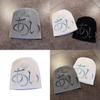 Street Style Knit Cap For Women Warm Beanie Autumn Winter Seasonal Wear
