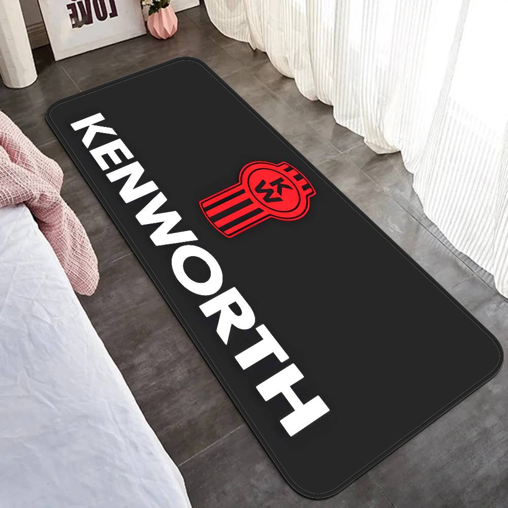 K-Kenworth Truck Logo Floor Mat Rectangle Anti-slip Home Soft Badmat Front Door Indoor Outdoor Mat Welcome Doormat