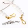 18K Gold Plated Clasps For Jewelry,Brass End Clasp Connectors For Bracelets Making DIY Accessories,Necklace Hook Clasps Finding