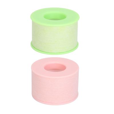 Cinta Adhesiva para Pestañas de 2,5 cm Transpirable Impermeable Portátil Suave Gel de Silicona Cinta para Extensiones de Pestañas
