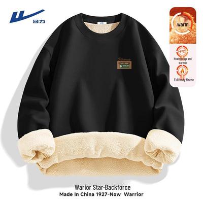 Herren Fleece-gefüttertes Rundhals-Sweatshirt