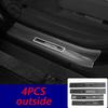 For Changan Deepal S09 2025 2026 Car Door Sill Guards Protector Threshold Trim Cover Sticker Car Modification Accessories