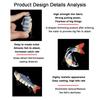 10cm/18g Esca da Pesca 12 Colori Multi-Segmenti Articolata Bionica Esca Artificiale Wobbler Affondanti Pesca