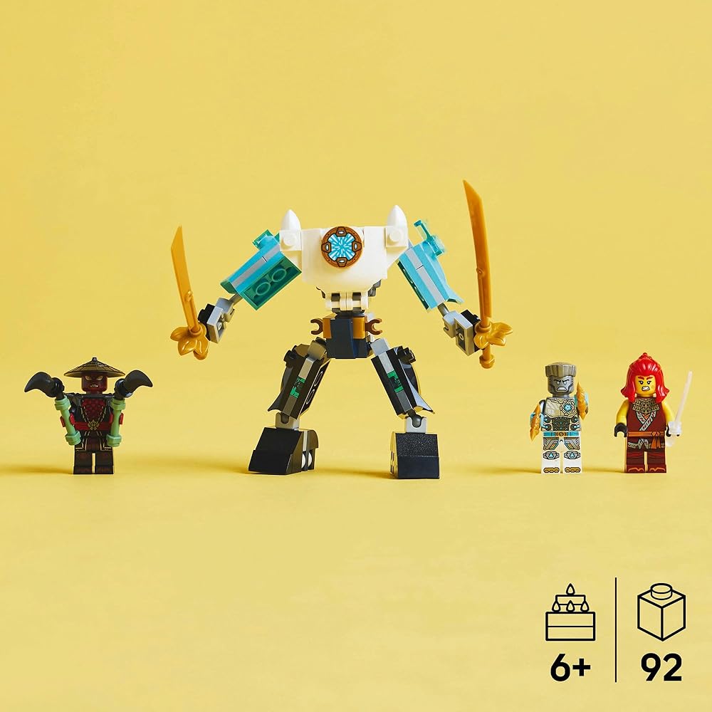LEGO Ninjago Zane's Battle Mech Suit Toy Building Blocks Educational Gift for Kids Ages 6-9
