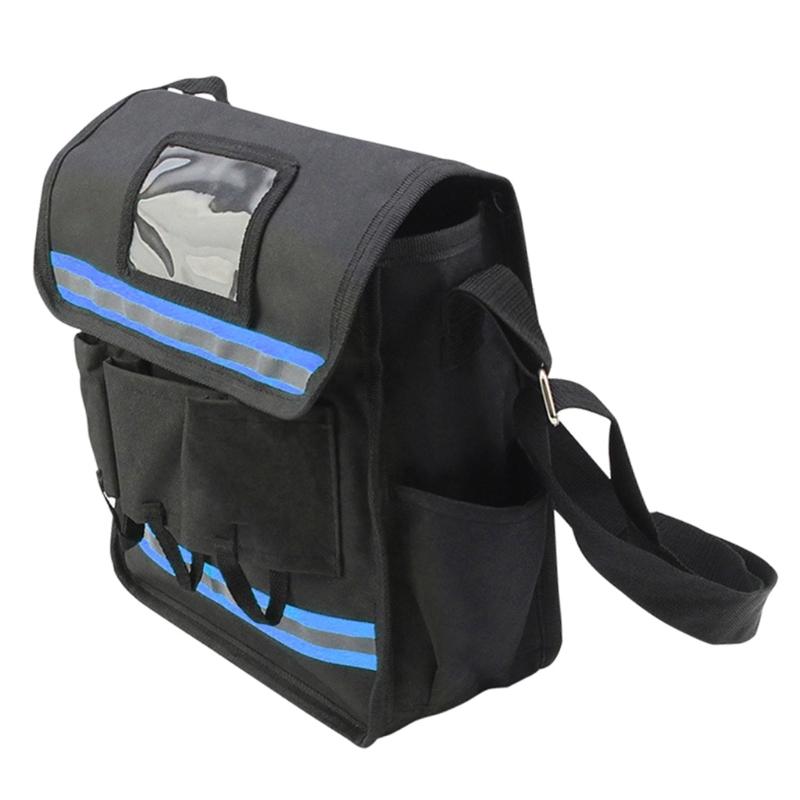 

Portable Tool Bag for Men Wide Opening Tool Storage Waterproof Cloth Tool Organizer Bag for Tool Storage Handbag for Screwdriver 1