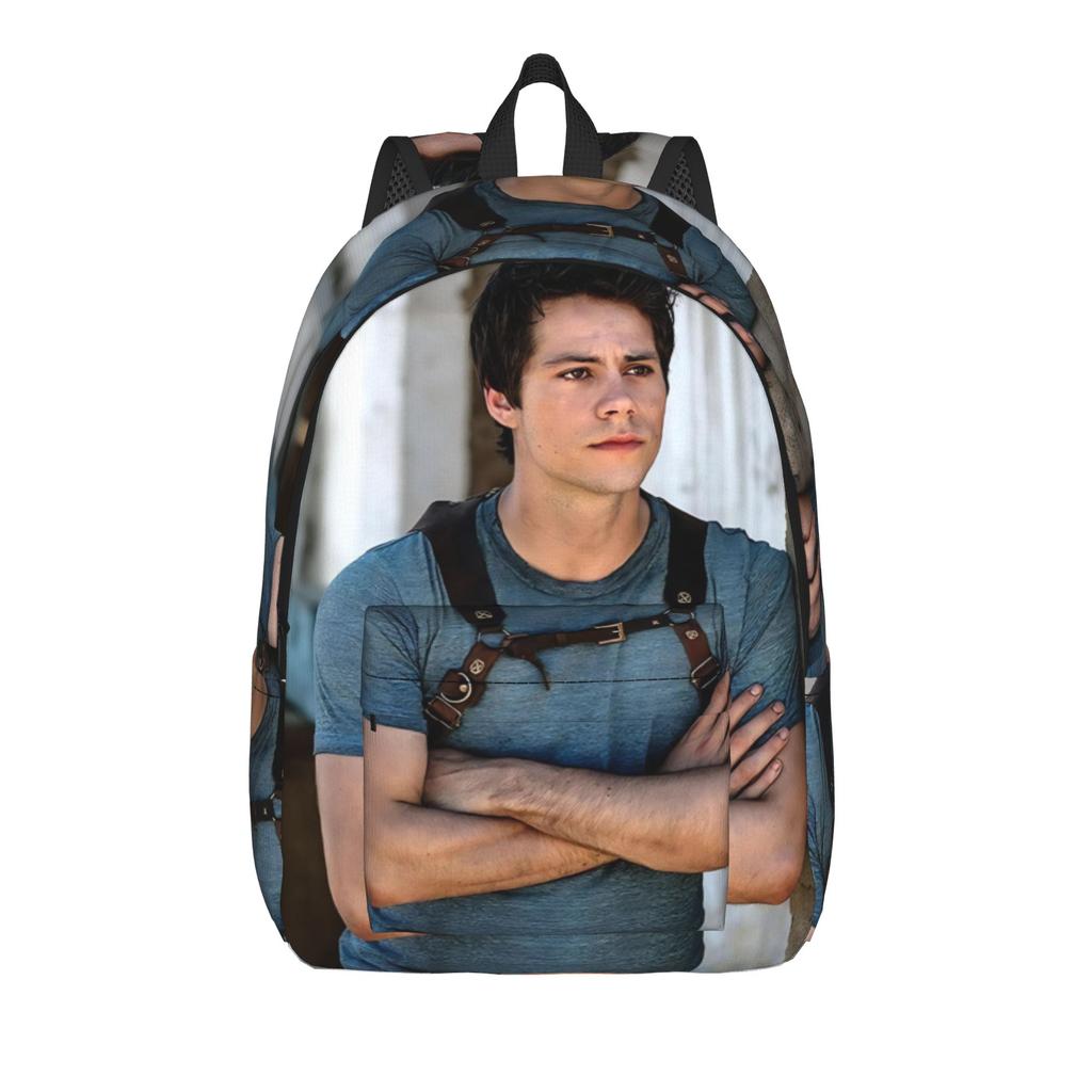 Dylan Obrien Actor Style Knapsack Lightweight High School Work Daily Pack for Men Women Laptop Computer Carry Carrier