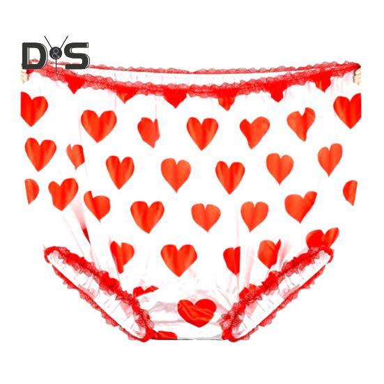 

Забавные большие трусы с принтом сердец тигра и зебры, кружевные трусики с каймой, большие трусы с принтом, подарок на День святого Валентина, рождественскую годовщину красный