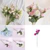 Artificial Eustoma Flower Bouquet For Wedding Party Decor Gift For Loved Ones