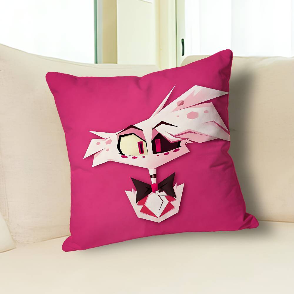 A-Angel D-Dust H-HazbinsS-S Pillow Cases for Bedroom Living Room Sofa Home Decor Polyester Cushion Cover with Zipper