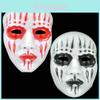 Hochwertige Coole Slipknot Band Joey Maske für Halloween- und Maskeraden-Veranstaltungen