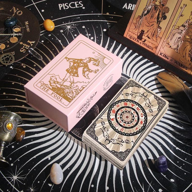 Smith-Waite Centennial Tarotová karta - Zlatá fólie, Vodotěsná, Vhodná pro začátečníky