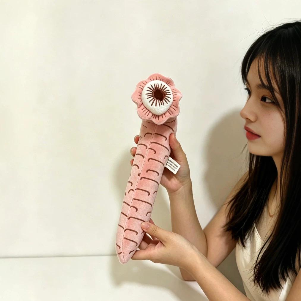 SANDWORM PLUSH Dune Movie Peripheral Insect Plush Doll Figure.