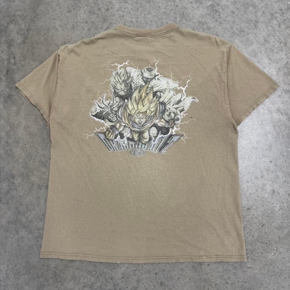 Vintage 90s Dragonball Z Super Saiyan Z Anime Goku Distressed Mens XL Unisex T-Shirt XXXXL