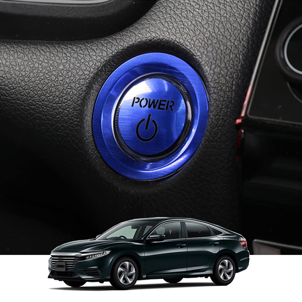 Kakash Honda Engine Start Starter Ring Aluminum Cover Interior Custom синий