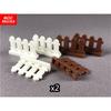 MOC Bricks Fence Railing Window Stairs Ladder Gate DIY Garden House Architecture Accessories Building Blocks Children's Toys
