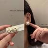 Korean Pearl Tassel Earrings with Silver Needle
