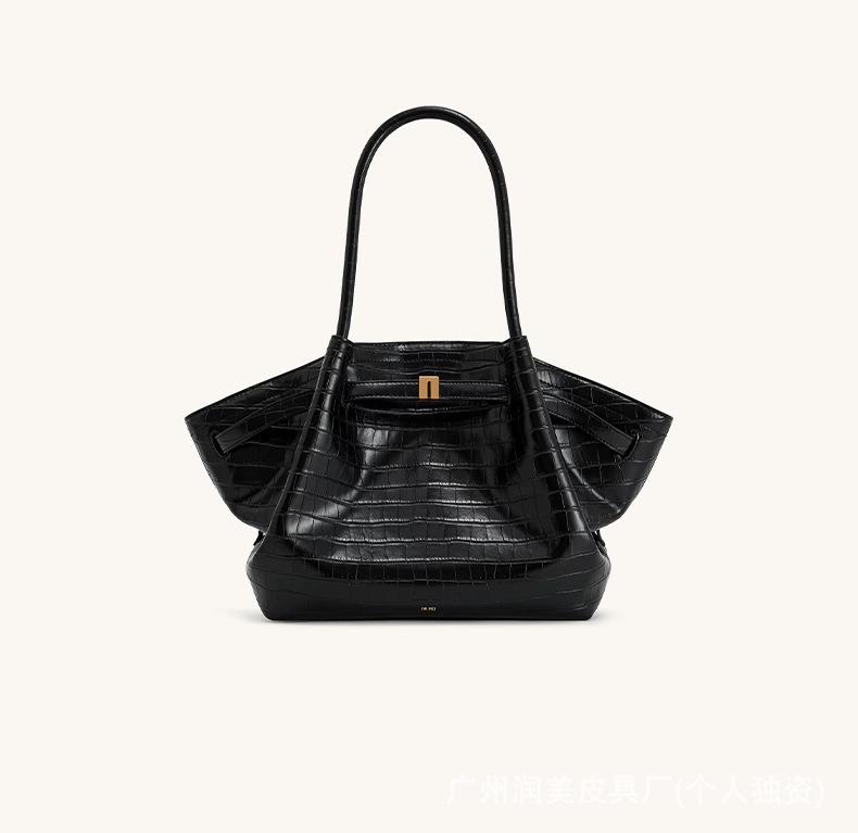 JWPEI 2025 Dumpling Handbag: Genuine Leather Tote & Crossbody Bag, Available In Large & Small Sizes for Women.