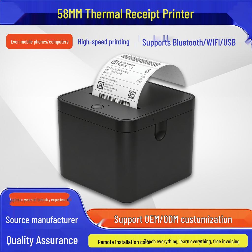 Crosser 58 Desktop Bluetooth Thermal Printer for Supermarket Takeaway - Model 5890Z