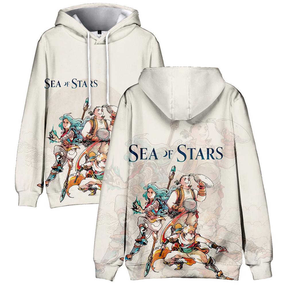 Fashion for Fans of Sea of Stars Printed Hoodies Sweatshirt Outdoor Sport Cosplay Pullovers Cosplay Costume