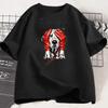 Dog Graphic T Shirt Unisex Lucky Print Tee Artistic Puppy Casual Summer Short Sleeve Streetwear Harajuku Top Unisex Clothing